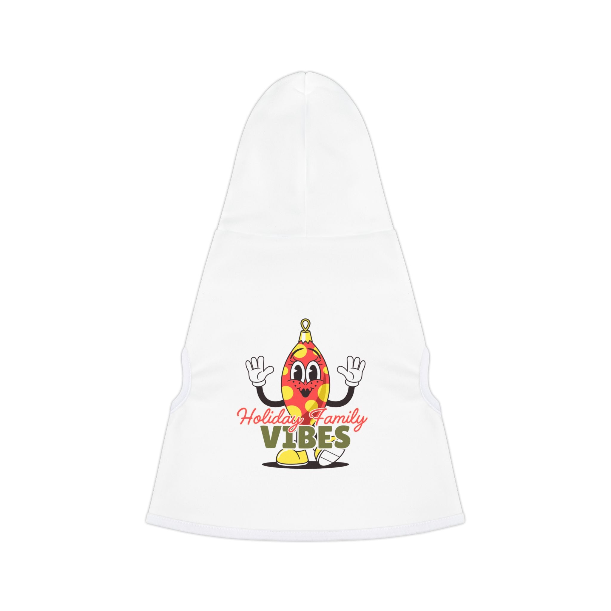 Holiday Family Vibes Christmas Dog Hoodie