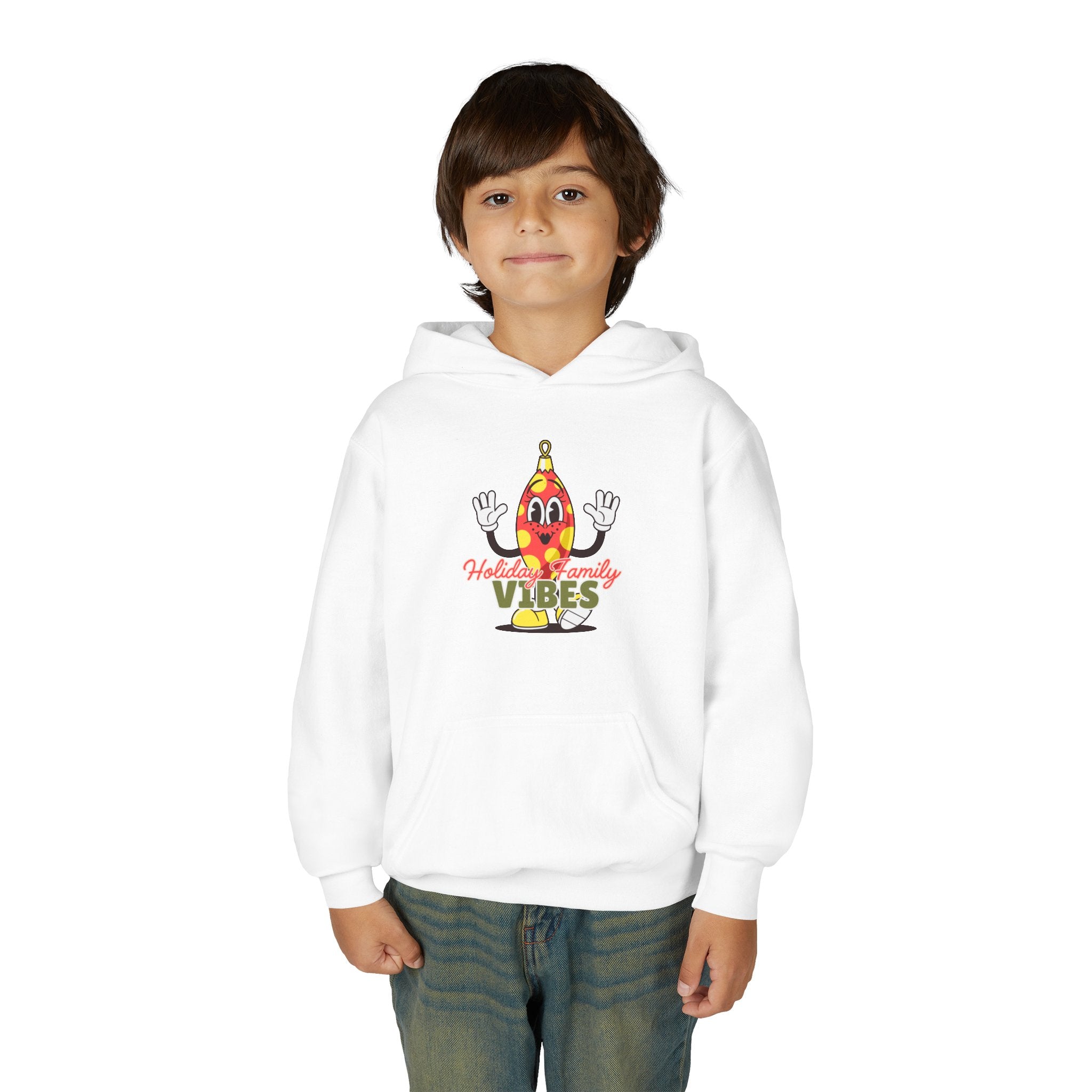 Holiday Family Vibes Youth Hoodie