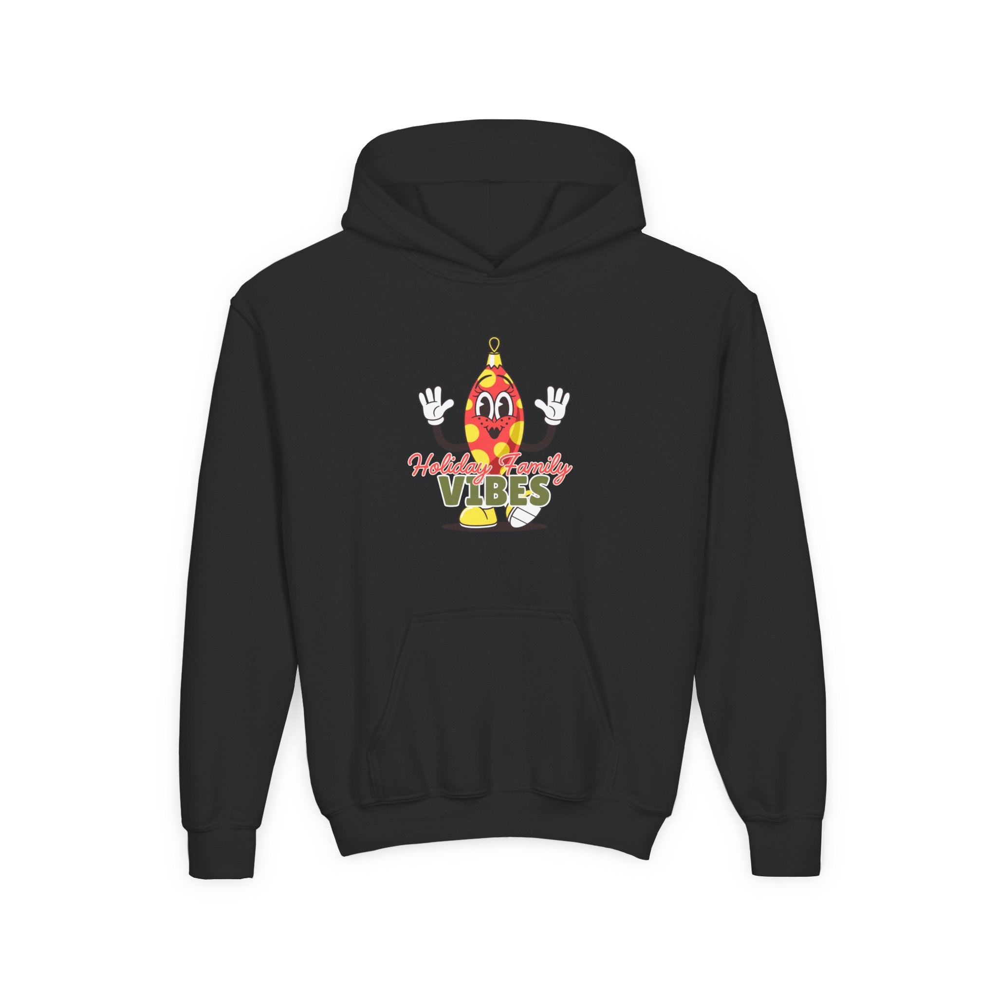 Holiday Family Vibes Youth Hoodie