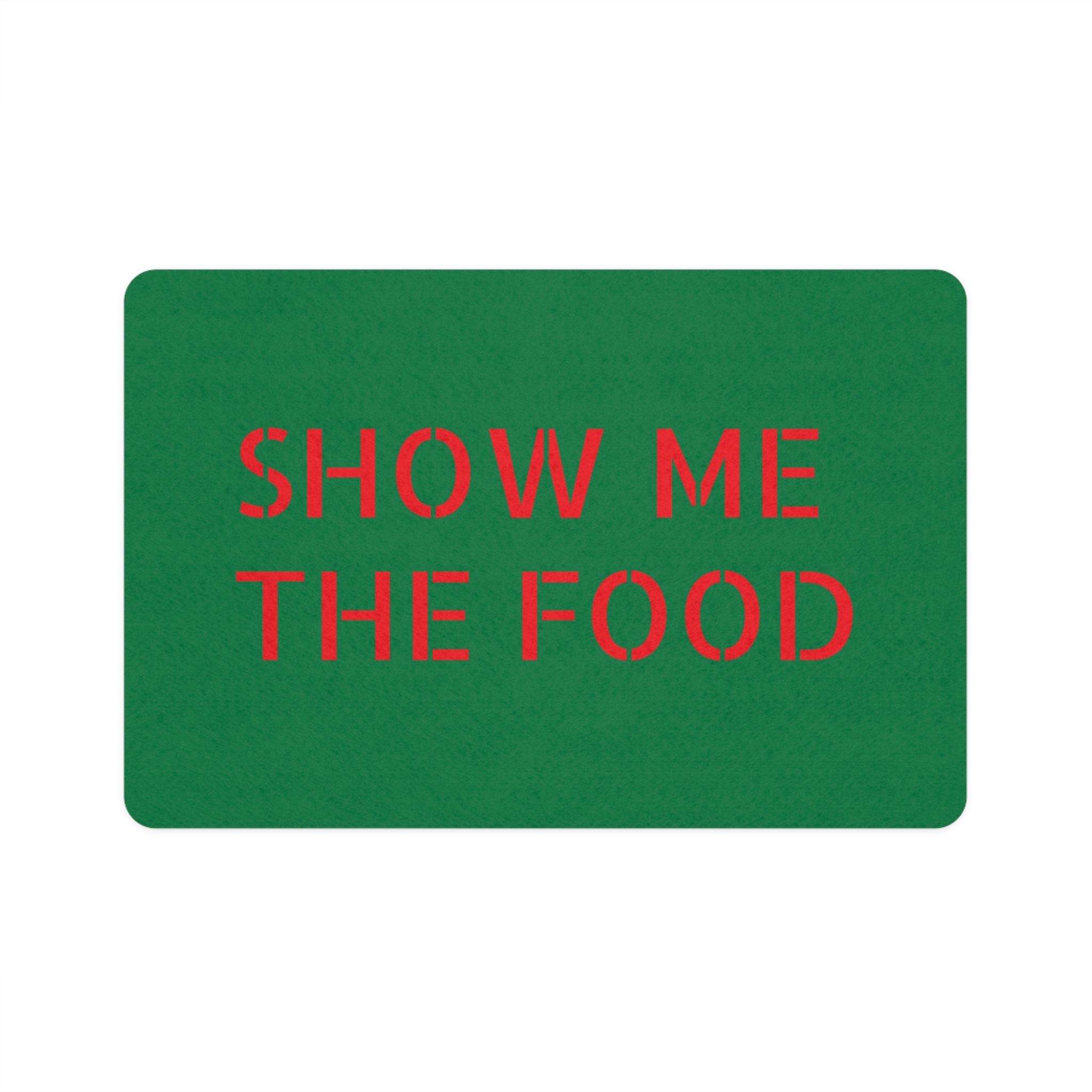 Show Me The Food Pet Feeding Mat